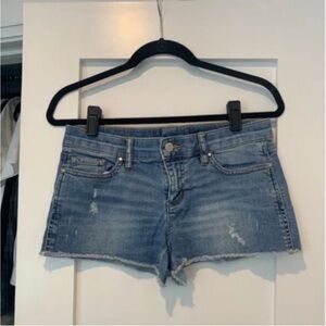 Blue Club Monaco Cutoff Denim Jean Frayed Shorts [Size 2]